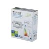 Oczko V-TAC aluminiowe odlew 1xGU10 kwadrat aluminium szczotkowane VT-782SQ-AB